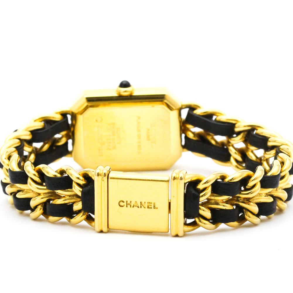 CHANEL Premiere Size L Gold Plated Quartz Ladies Watch H0001 - Picture 5 of 11